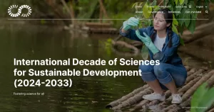 UNESCO launched a new website dedicated to the International Decade of Sciences for Sustainable Development