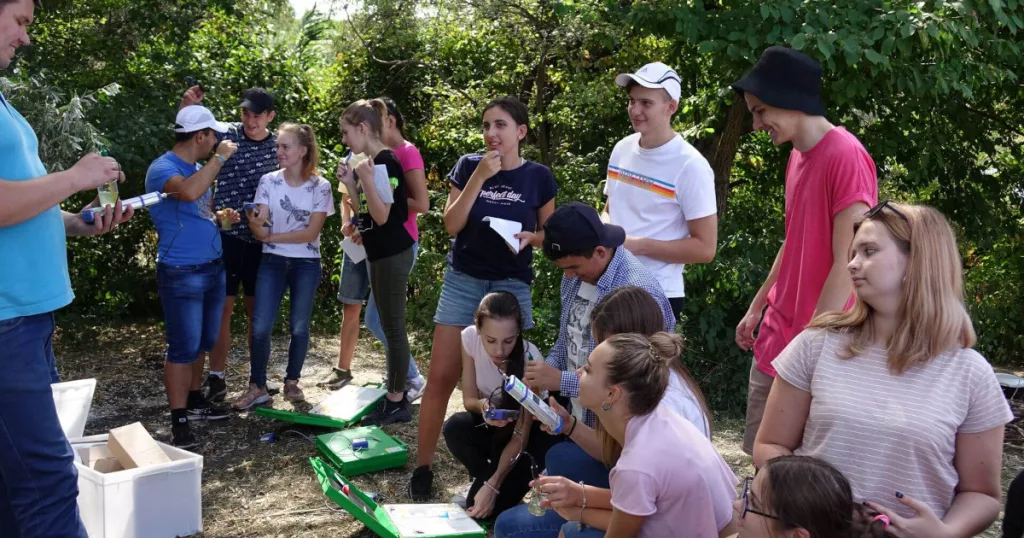 The Junior Academy of Sciences of Ukraine sustain engagement in science with several kind of activities for school children and students