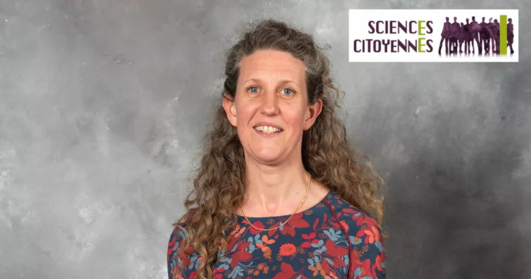 Aude Lapprand is the coordinator of the association Sciences Citoyennes