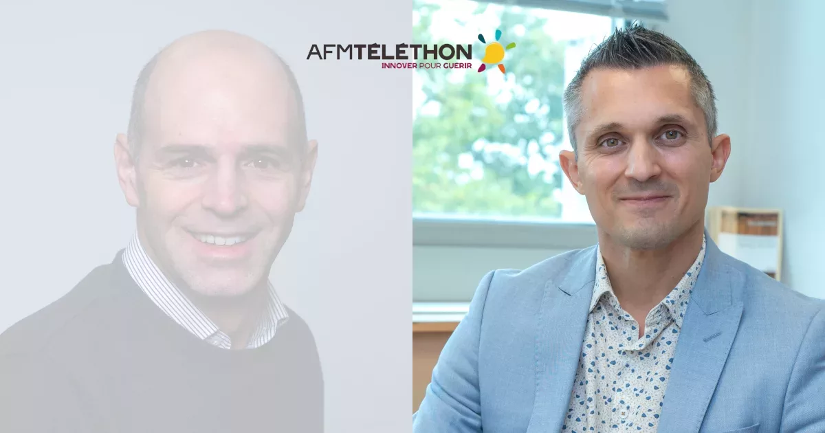 Gérald Perret (right) is the Director of Programs at the Généthon laboratory Gérald Perret (right) is the Director of Programs at the Généthon laboratory
