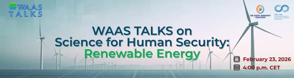 WAAS Talks on Science for Human Security - Renewable Energy